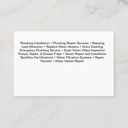 配管工（両側） 名刺 (裏面)