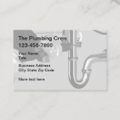配管工(両側) 名刺 (正面)
