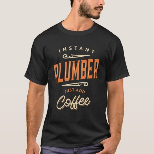 配管工 職業名 職業 誕生日 労働者 Tシャツ (正面)