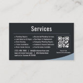 配管工QRコード 名刺 (裏面)