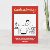 配管暖房会社クリスマスカード シーズンカード (正面)