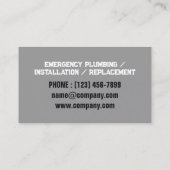 配管水栓管便利便縫製サービス 名刺 (裏面)