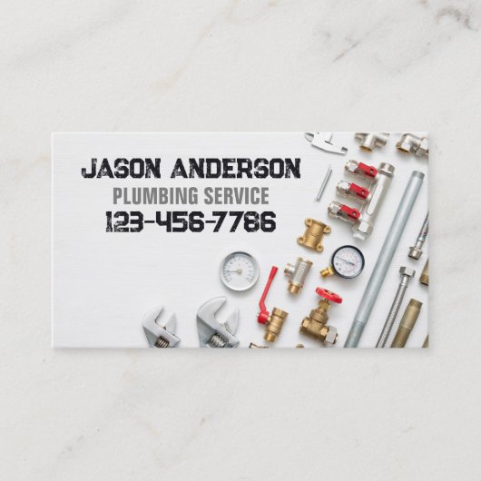 配管水栓管便利便縫製サービス 名刺 (正面)