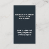 配管水栓管便利便縫製サービス 名刺 (裏面)