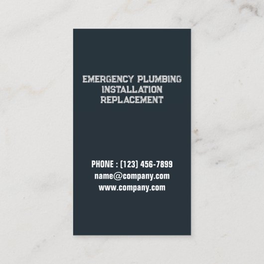 配管水栓管便利便縫製サービス 名刺 (裏面)