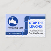 配管水漏れ 名刺 (正面)