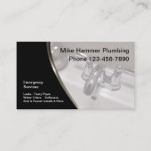 配管用モダンシンク水栓デザイン 名刺 (正面)