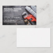 配管用レンチとパイプ 名刺 (正面/裏面)