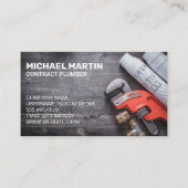 配管用レンチとパイプ 名刺 (正面)