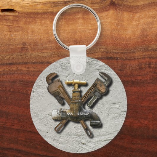 配管用下水排水技術士 キーホルダー (正面)