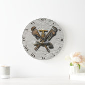 配管用下水排水技術士 ラージ壁時計 (ホーム)