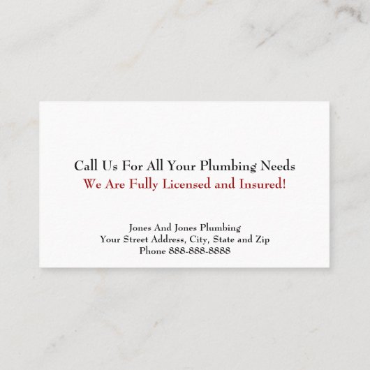 配管用設備名刺 名刺 (裏面)