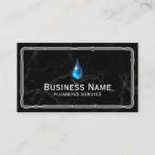 配管用金属配管大理石を修モダン復 名刺 (正面)