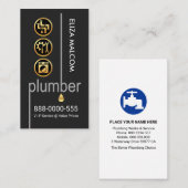 配管管の配管の漏れ 名刺 (正面/裏面)