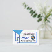 配管補修の漏えい 名刺 (スタンド正面)