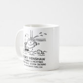 配管設備および暖房促進 コーヒーマグカップ (正面左)