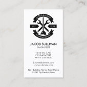 配管設備のホーム修理 名刺 (正面)