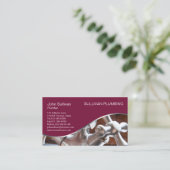 配管設備のホーム修理 名刺 (スタンド正面)