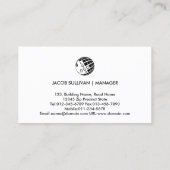 配管設備のホーム修理 名刺 (裏面)