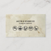 配管設備のホーム修理 名刺 (正面)