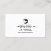 配管設備のホーム修理 名刺 (裏面)