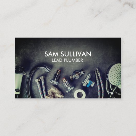 配管設備のホーム修理 名刺 (正面)