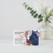 配管設備のホーム修理 名刺 (スタンド正面)