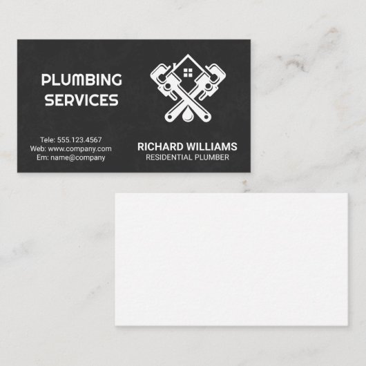 配管設備サービス |プルマーレンチロゴ 名刺 (正面/裏面)