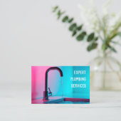 配管設備サービス 名刺 (スタンド正面)