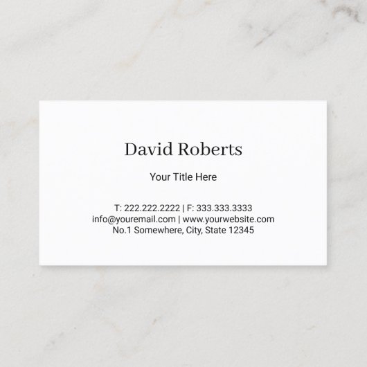 配管設備ブルーウォータードロップロゴ配管工 名刺 (裏面)