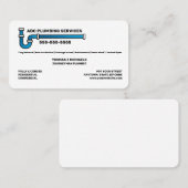 配管設備 名刺 (正面/裏面)