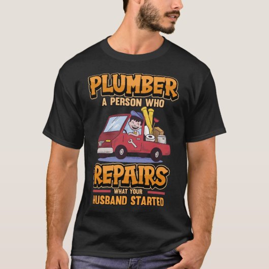 配管配管工ツールエンジニアリングホビイストおもしろい Tシャツ (正面)