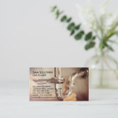 配管配管漏れ管 名刺 (スタンド正面)