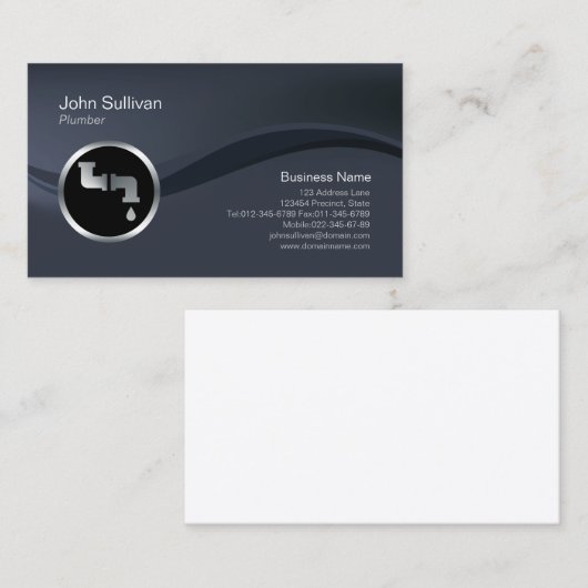 配管配管漏れ管 名刺 (正面/裏面)