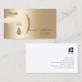 配管配管漏れ蛇口ホーム修理 名刺 (正面/裏面)