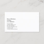 配管配管漏れ蛇口ホーム修理 名刺 (裏面)