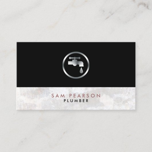 配管配管漏れ蛇口ホーム修理 名刺 (正面)