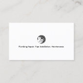 配管配管漏れ蛇口ホーム修理 名刺 (裏面)