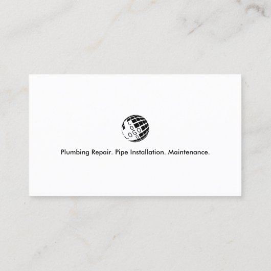 配管配管漏れ蛇口ホーム修理 名刺 (裏面)