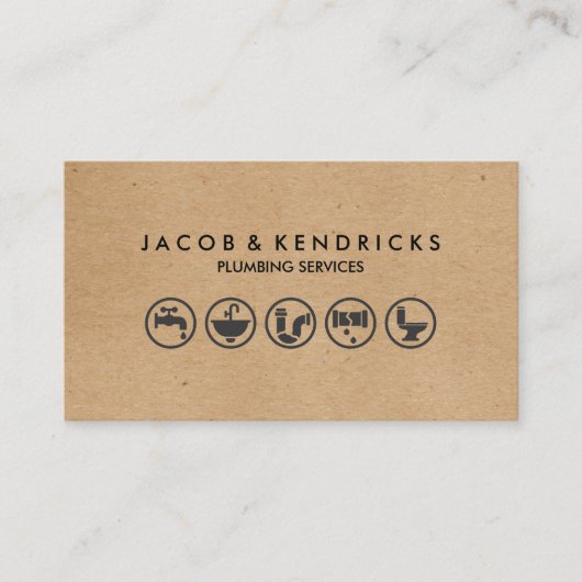 配管配管用住宅修理名刺 名刺 (正面)