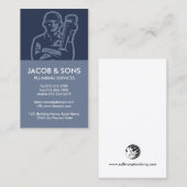 配管配管用住宅修理名刺 名刺 (正面/裏面)