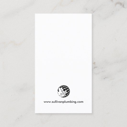 配管配管用住宅修理名刺 名刺 (裏面)