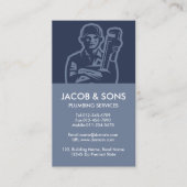 配管配管用住宅修理名刺 名刺 (正面)