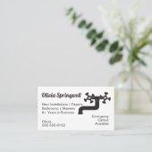 配管配管用水タップ 名刺 (スタンド正面)