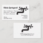 配管配管用水タップ 名刺 (正面/裏面)