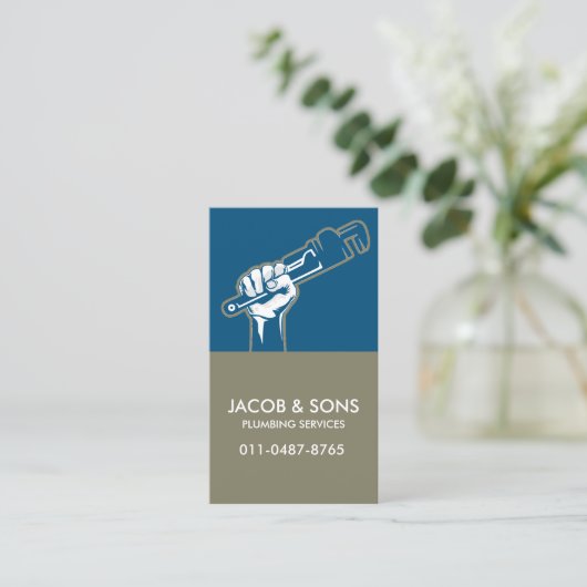 配管配管用配管レンチ 名刺 (スタンド正面)