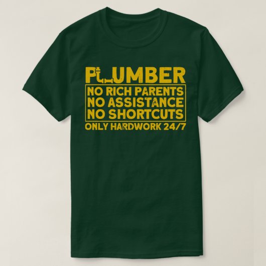 配管配管配管配管工ヴィンテージ配管工のみハードウェア Tシャツ (デザイン正面)