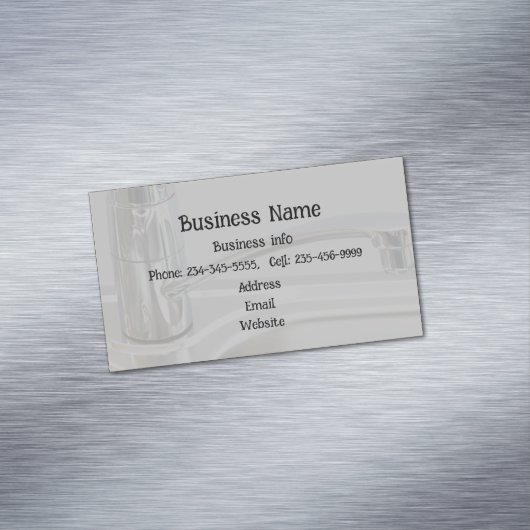 配管配管配管配管用ガス継手機械 マグネット名刺 (インサイチュ)