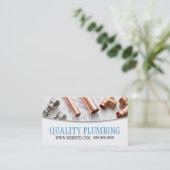 配管配管配管配管配管水栓給水器メンテナンス 名刺 (スタンド正面)