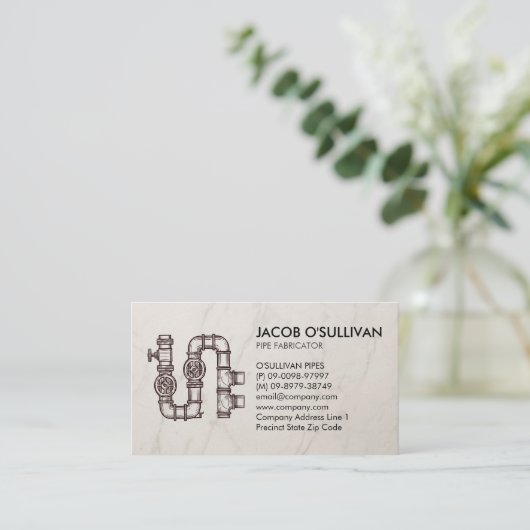 配管配管配管配管配管画層 名刺 (スタンド正面)